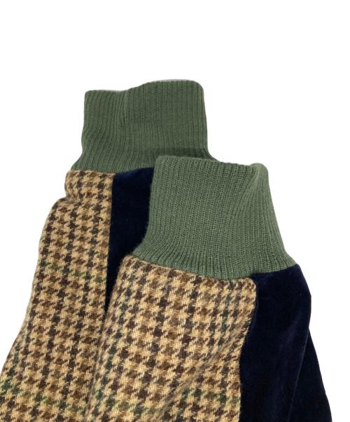 Clothsurgeon（クロスサージョン）clothsurgeon (クロスサージョン) MONKEY TIME (モンキータイム) TWD/CHK BOMBER ジャケット ベージュ サイズ:Ｍの古着・服飾アイテム