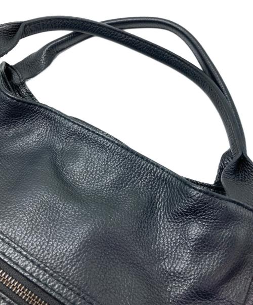 GIANNI CHIARINI（ジャンニ キアリーニ）GIANNI CHIARINI (ジャンニ キアリーニ) レザートートバッグ ブラックの古着・服飾アイテム