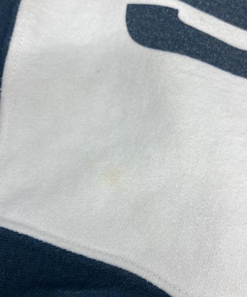 SUPREME（シュプリーム）Supreme (シュプリーム) Blocked Hooded Sweatshirt/ブロッキド フーデッド スウェットシャツ ホワイト×ネイビー サイズ:Ｍの古着・服飾アイテム