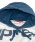 中古・古着 Supreme (シュプリーム) Blocked Hooded Sweatshirt/ブロッキド フーデッド スウェットシャツ ホワイト×ネイビー サイズ:Ｍ：9000円