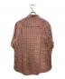 Timberland (ティンバーランド) 半袖チェックシャツ レッド サイズ:XL：4000円