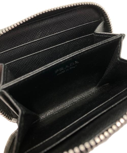 PRADA（プラダ）PRADA (プラダ) サフィアーノレザーウォレット ブラックの古着・服飾アイテム