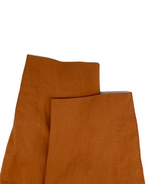 ERMENEGILDO ZEGNA（エルメネジルド・ゼニア）Ermenegildo Zegna (エルメネジルド・ゼニア) シアサッカーテーラードジャケット オレンジ サイズ:48の古着・服飾アイテム