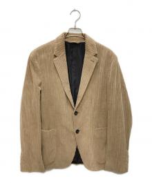 ERMENEGILDO ZEGNA（エルメネジルド・ゼニア）の古着「コーデュロイテーラードジャケット」｜ベージュ