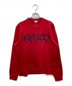 KENZOケンゾー）の古着「ロゴスウェット」｜レッド