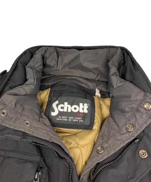 Schott（ショット）Schott (ショット) ハンティングジャケット ブラック サイズ:3ＸＬの古着・服飾アイテム