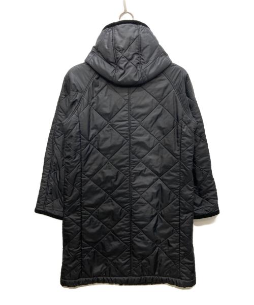 LAVENHAM（ラベンハム）LAVENHAM (ラベンハム) キルティングフーデッドコート ネイビー サイズ:36の古着・服飾アイテム