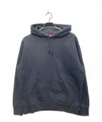 SUPREMEシュプリーム）の古着「Rhinestone Script Hooded Sweatshirt」｜ブラック