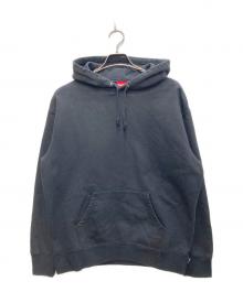 SUPREME（シュプリーム）の古着「Rhinestone Script Hooded Sweatshirt」｜ブラック
