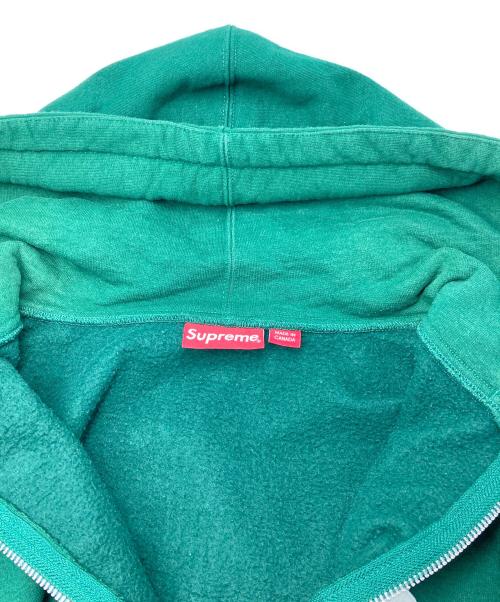 SUPREME（シュプリーム）SUPREME (シュプリーム) S Logo Zip Up Hooded Sweatshirt グリーン サイズ:Sの古着・服飾アイテム