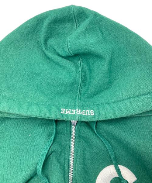 SUPREME（シュプリーム）SUPREME (シュプリーム) S Logo Zip Up Hooded Sweatshirt グリーン サイズ:Sの古着・服飾アイテム