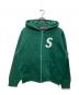 SUPREME（シュプリーム）の古着「S Logo Zip Up Hooded Sweatshirt」｜グリーン