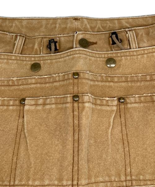 Needles（ニードルズ）Needles (ニードルズ) 16オンス コットンキャンバス エプロン ヒザデルパンツ ベージュ サイズ:Ｓの古着・服飾アイテム