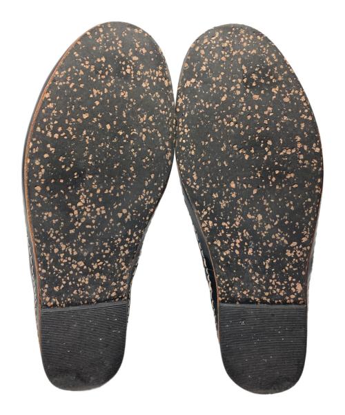 MIHARA YASUHIRO（ミハラヤスヒロ）MIHARA YASUHIRO (ミハラヤスヒロ) 炙り出し レザーシューズ ブラック サイズ:25の古着・服飾アイテム