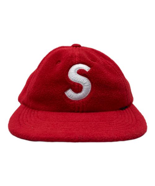 SUPREME（シュプリーム）Supreme (シュプリーム) Polartec Sロゴ キャップ レッドの古着・服飾アイテム