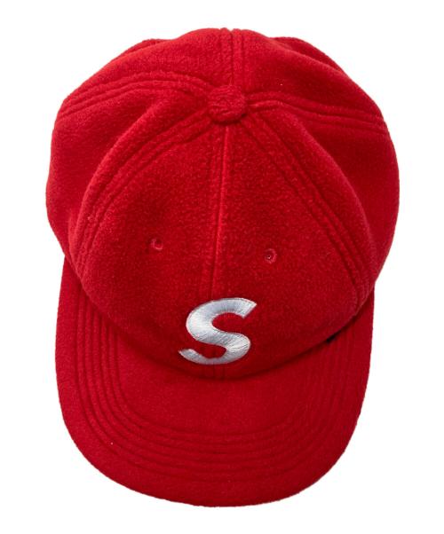 SUPREME（シュプリーム）Supreme (シュプリーム) Polartec Sロゴ キャップ レッドの古着・服飾アイテム