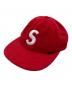 Supreme（シュプリーム）の古着「Polartec Sロゴ キャップ」｜レッド