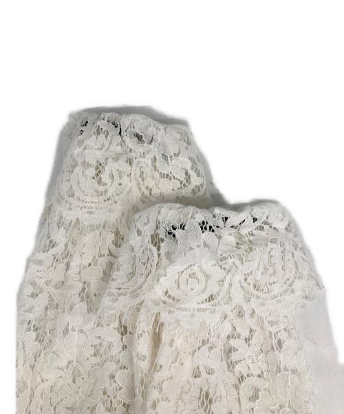 CADUNE（カデュネ）CADUNE (カデュネ) 総レースブラウス ホワイト サイズ:36の古着・服飾アイテム