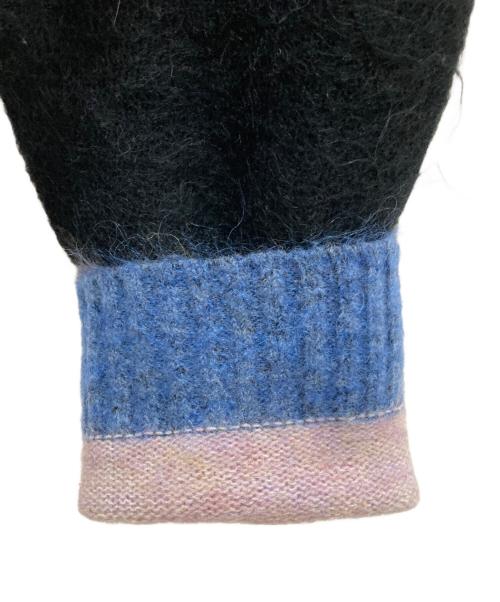 Acne studios（アクネ ストゥディオズ）ACNE STUDIOS (アクネ ストゥディオス) シャギーニット グレー×ネイビー サイズ:XSの古着・服飾アイテム