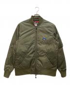 NANGAナンガ）の古着「MA-1 オーロラダウンジャケット」｜グリーン