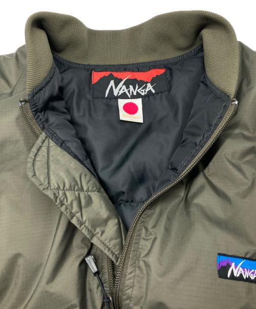 NANGA（ナンガ）NANGA (ナンガ) MA-1 オーロラダウンジャケット グリーン サイズ:Lの古着・服飾アイテム