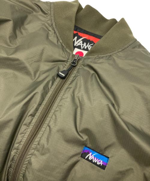 NANGA（ナンガ）NANGA (ナンガ) MA-1 オーロラダウンジャケット グリーン サイズ:Lの古着・服飾アイテム