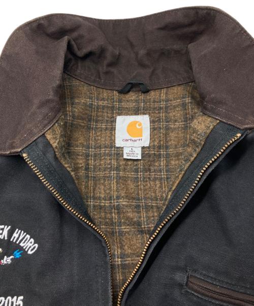 CarHartt（カーハート）CarHartt (カーハート) デトロイトジャケット ブラック サイズ:Large Tallの古着・服飾アイテム