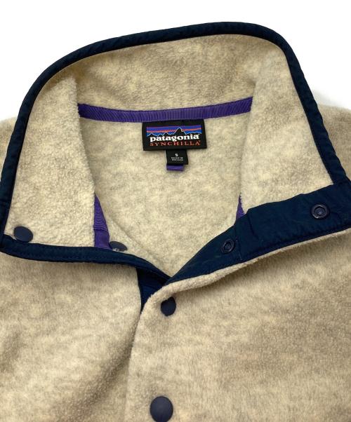 Patagonia（パタゴニア）Patagonia (パタゴニア) シンチラ スナップ T フリースプルオーバー ホワイト サイズ:Sの古着・服飾アイテム