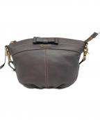 BURBERRY BLUE LABELバーバリー ブルー レーベル）の古着「リボンモチーフショルダーバッグ」｜ブラウン