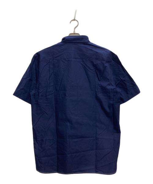 FRED PERRY（フレッドペリー）FRED PERRY (フレッドペリー) COLOR BLOCK SHIRT ネイビー サイズ:Ｌ 未使用品の古着・服飾アイテム