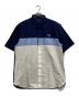 FRED PERRY（フレッドペリー）の古着「COLOR BLOCK SHIRT」｜ネイビー