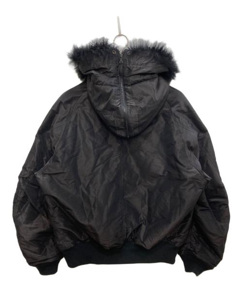 COMOLI（コモリ）COMOLI (コモリ) コットンシルク ミリタリーフーデッドジャケット ブラック サイズ:2の古着・服飾アイテム