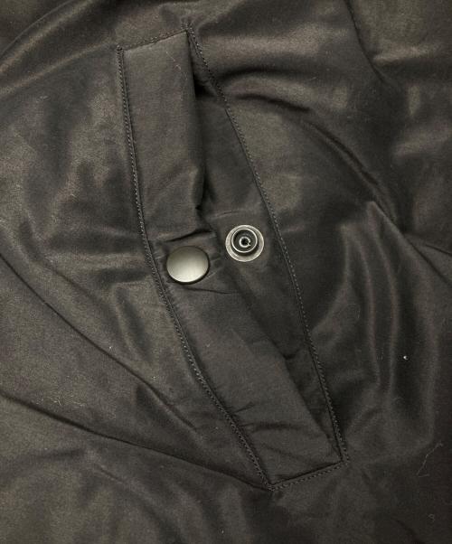 COMOLI（コモリ）COMOLI (コモリ) コットンシルク ミリタリーフーデッドジャケット ブラック サイズ:2の古着・服飾アイテム
