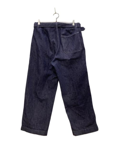 Graphpaper（グラフペーパー）Graphpaper (グラフペーパー) Colorfast Denim Belted Pants/カラーファスト デニム ベルテッド パンツ インディゴ サイズ:1の古着・服飾アイテム