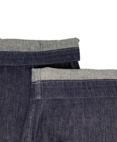 Graphpaper（グラフペーパー）Graphpaper (グラフペーパー) Colorfast Denim Belted Pants/カラーファスト デニム ベルテッド パンツ インディゴ サイズ:1の古着・服飾アイテム
