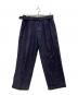 Graphpaper（グラフペーパー）の古着「Colorfast Denim Belted Pants/カラーファスト デニム ベルテッド パンツ」｜インディゴ