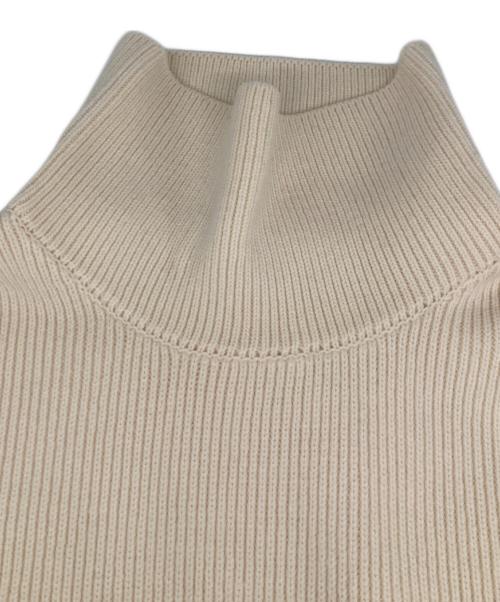 DES PRES（デ プレ）DES PRES (デ プレ) セミウーステッドウール ハイネックプルオーバー アイボリー サイズ:free 未使用品の古着・服飾アイテム