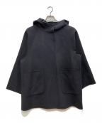 IENAイエナ）の古着「SUPER120 ダブルフェイスフードコート」｜グレー