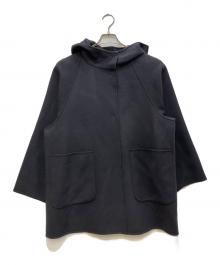 IENA（イエナ）の古着「SUPER120 ダブルフェイスフードコート」｜グレー