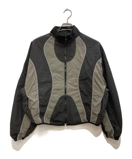 CMMAWEAR（コマウェア）cmmawear (コマウェア) ナイロンジャケット ブラック×カーキ サイズ:mの古着・服飾アイテム