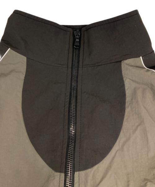 CMMAWEAR（コマウェア）cmmawear (コマウェア) ナイロンジャケット ブラック×カーキ サイズ:mの古着・服飾アイテム