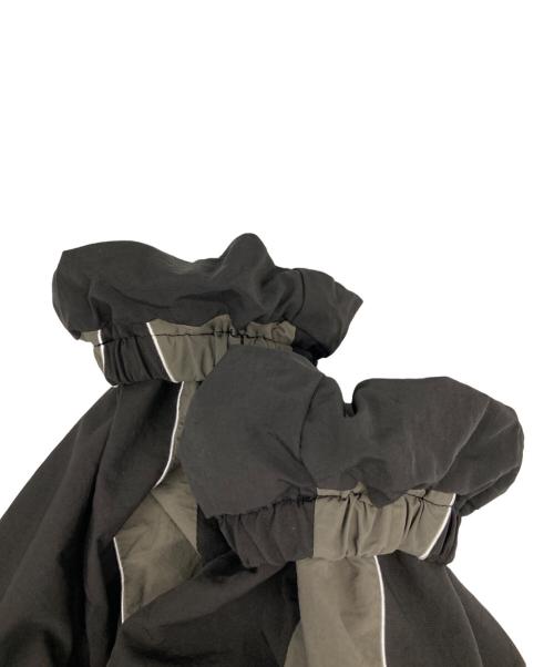 CMMAWEAR（コマウェア）cmmawear (コマウェア) ナイロンジャケット ブラック×カーキ サイズ:mの古着・服飾アイテム