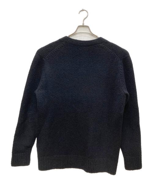Acne studios（アクネ ストゥディオズ）ACNE STUDIOS (アクネ ストゥディオス) ウールブレンドVネックカーディガン ブラック サイズ:Ｓの古着・服飾アイテム