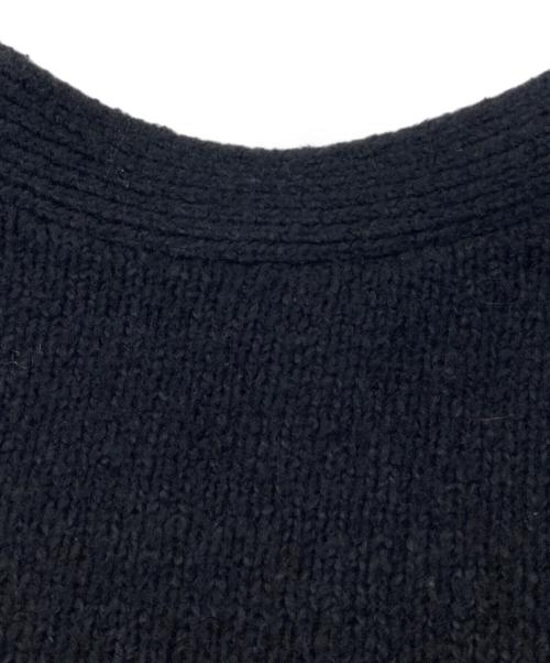 Acne studios（アクネ ストゥディオズ）ACNE STUDIOS (アクネ ストゥディオス) ウールブレンドVネックカーディガン ブラック サイズ:Ｓの古着・服飾アイテム