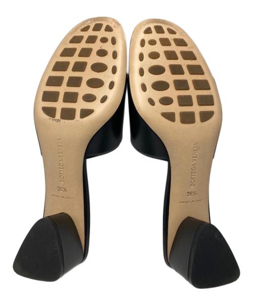 BOTTEGA VENETA（ボッテガベネタ）BOTTEGA VENETA (ボッテガベネタ) ブロックヒールサンダル ブラック サイズ:36 1/2の古着・服飾アイテム