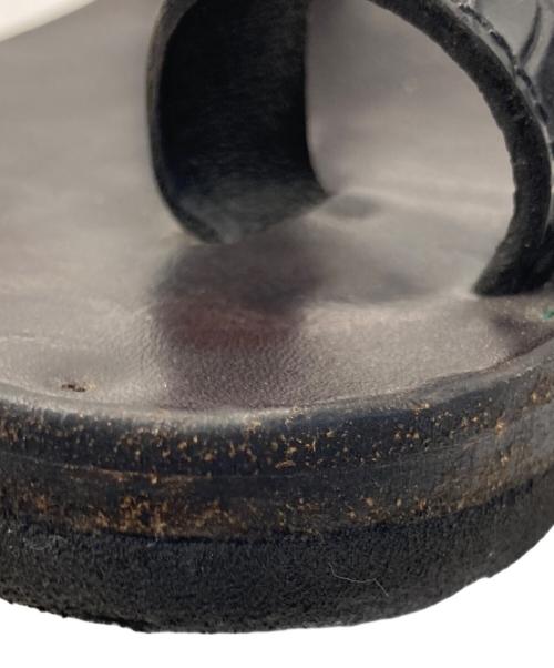 JUTTA NEUMANN（ユッタニューマン）JUTTA NEUMANN (ユッタニューマン) EDIFICE (エディフィス) 別注HERMES エンボスクロコ ブラック サイズ:D9の古着・服飾アイテム