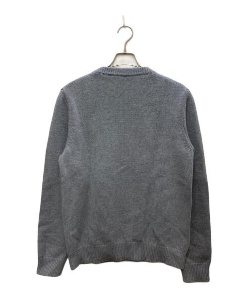 maison kitsune（メゾンキツネ）maison kitsune (メゾンキツネ) BIG FOX HEAD PULLOVER/ビッグフォックスヘッドプルオーバー グレー サイズ:Ｓの古着・服飾アイテム