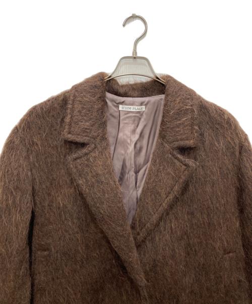 RIAM PLAGE（リアム プラージュ）RIAM PLAGE (リアム プラージュ) ループツイードコート ブラウン サイズ:freeの古着・服飾アイテム