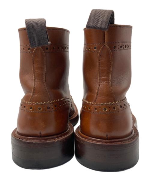 Tricker's（トリッカーズ）Tricker's (トリッカーズ) MALTON / C-SHADE TAN ウィングチップブーツ/モルトン / シーシェイド タンウィングチップブーツ ベージュ サイズ:7(26-26.5cm前後)の古着・服飾アイテム