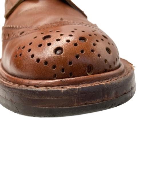 Tricker's（トリッカーズ）Tricker's (トリッカーズ) MALTON / C-SHADE TAN ウィングチップブーツ/モルトン / シーシェイド タンウィングチップブーツ ベージュ サイズ:7(26-26.5cm前後)の古着・服飾アイテム